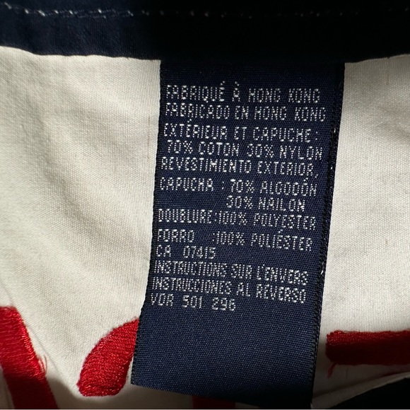 Nautica Windbreaker Men Size L Hooded Jacket 325 Summer Sports H2O 90s VTG GUC - Picture 10 of 16